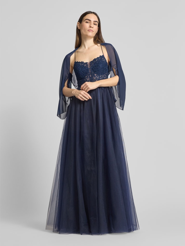SWING Bolero met opengewerkte voorkant in marineblauw online kopen