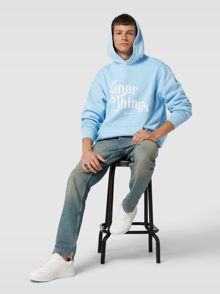 Pegador Hoodie Babyblau Pegador Oversized Hoodie Mit