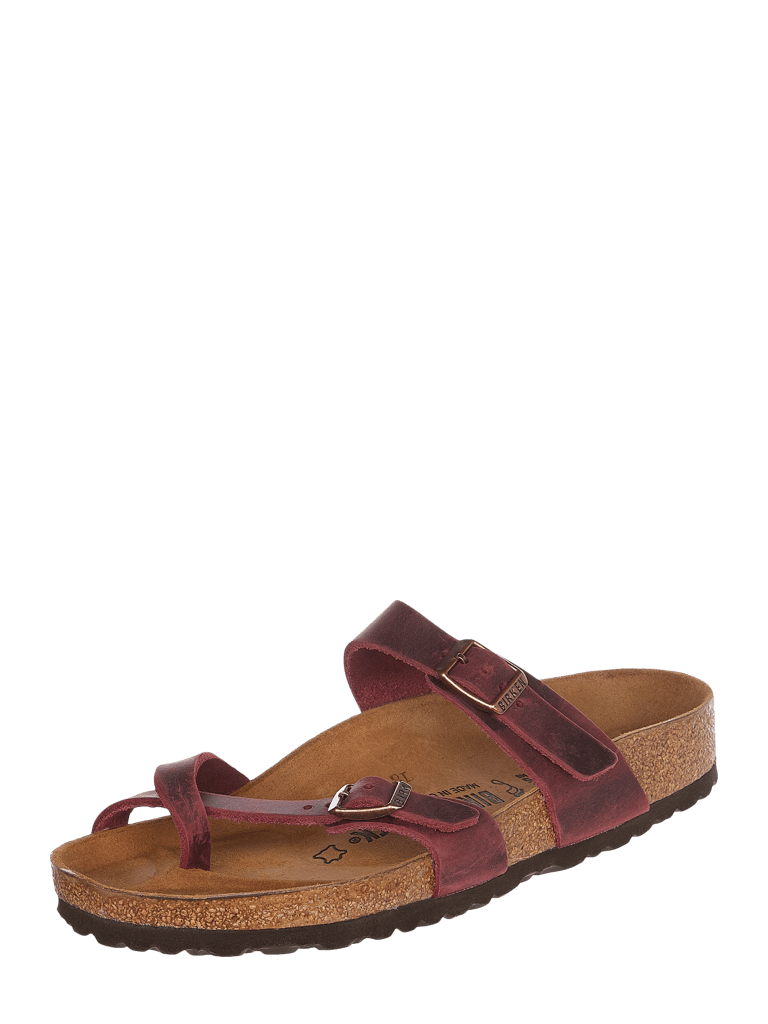 Birkenstock Sandalen 'Mayari' aus gewachstem Leder (bordeaux) online kaufen