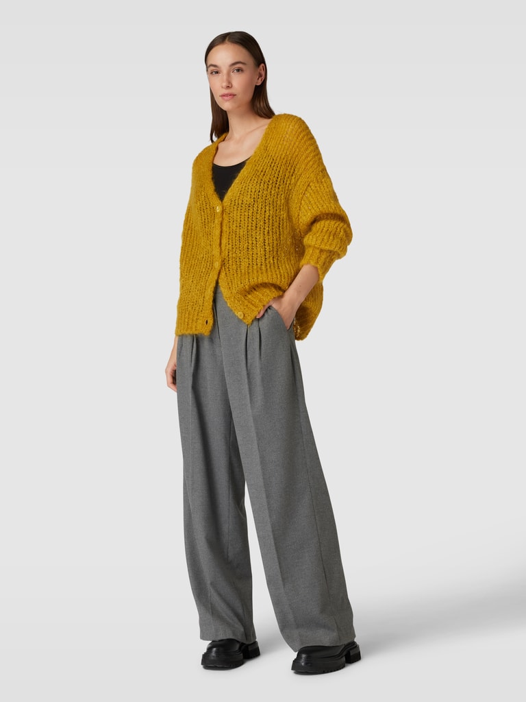 JACK & JONES trui grof gebreid lichtbruin