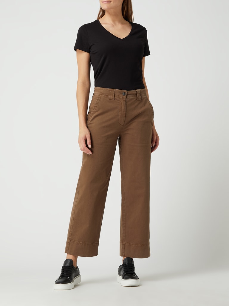 QS T-Shirt Donna - Maglietta Maniche Corte Con Polsini Arrotolati, Vestibilità Comoda - 2