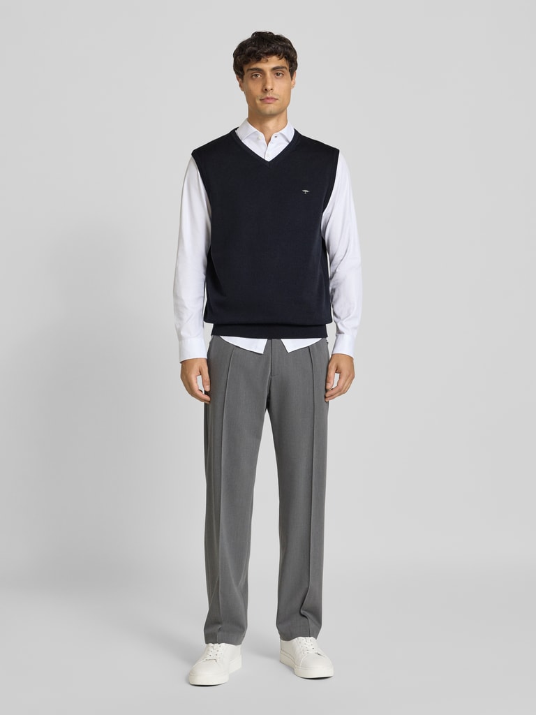 Fynch-Hatton Superfine Cotton Troyer Zip Trui in kleur Camel | Jan