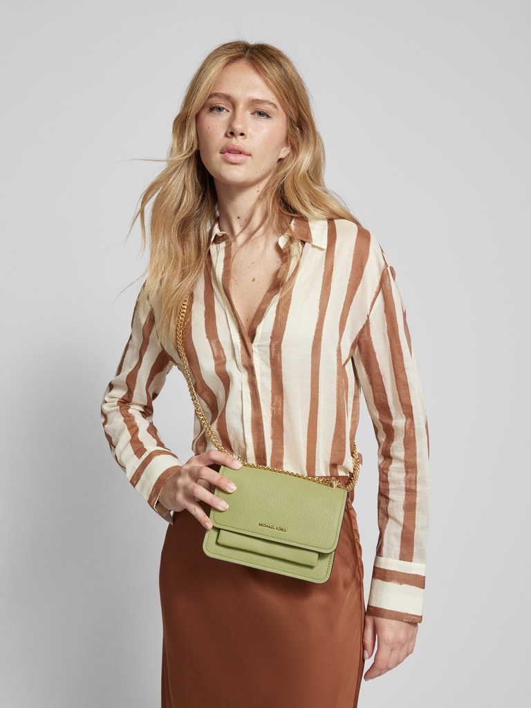 MICHAEL Michael Kors Umhängetasche aus Leder mit Label-Applikation 