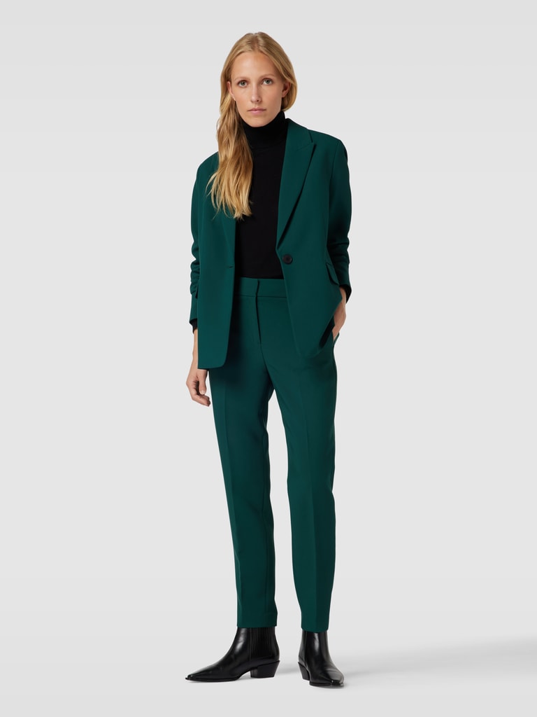 S.Oliver BLACK LABEL Blazer Corto Donna – Giacca Elegante Con Gancio, Maniche Lunghe, Business Look