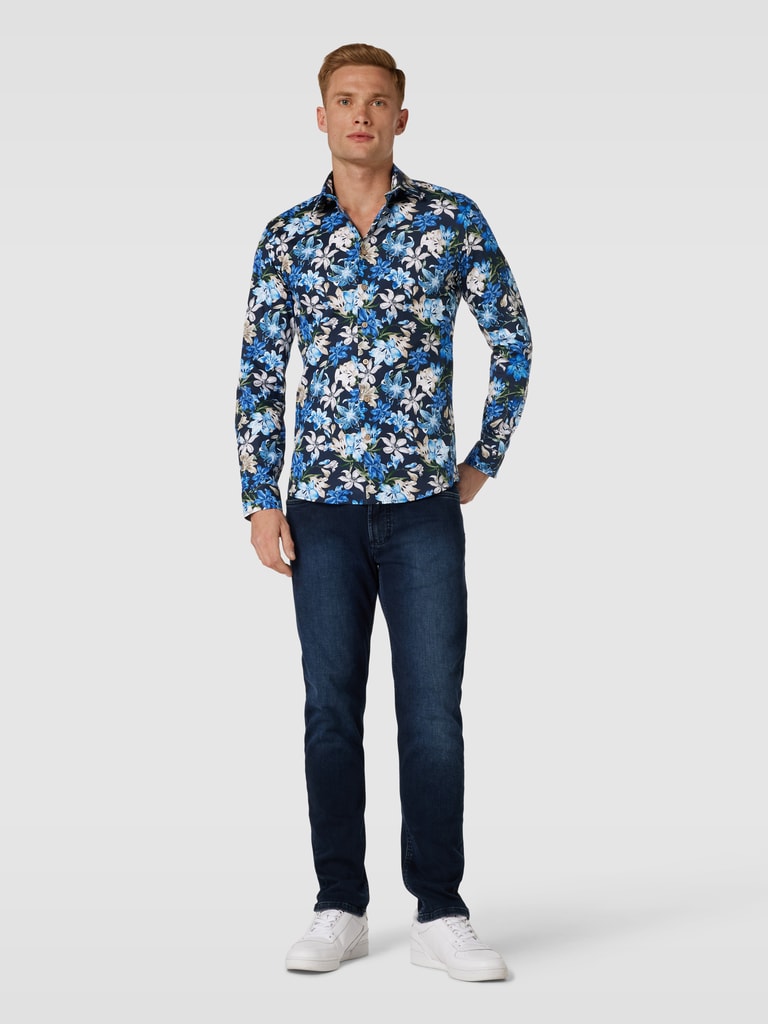 Costume Homme Slim Fit à Carreaux Gris Lindbergh - Taille 38 Regular, 2 Pièces, Neuf Avec étiquettes