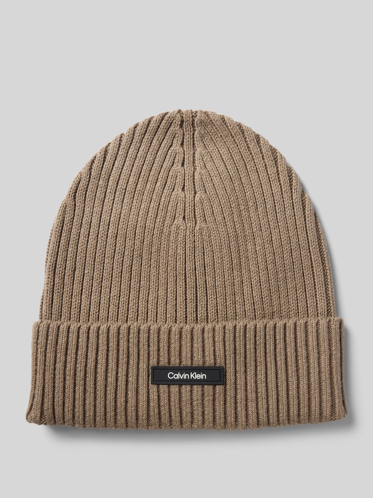 Ido Patch CK Calvin Klein Mütze mit Label-Patch Modell 'Essential' (camel) online ...