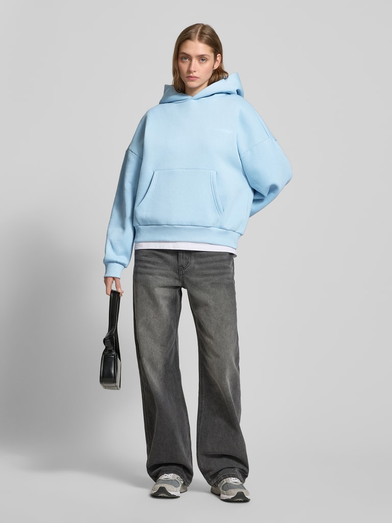 Oversize Hellblau Hoodie Damen Review Oversized Hoodie Mit