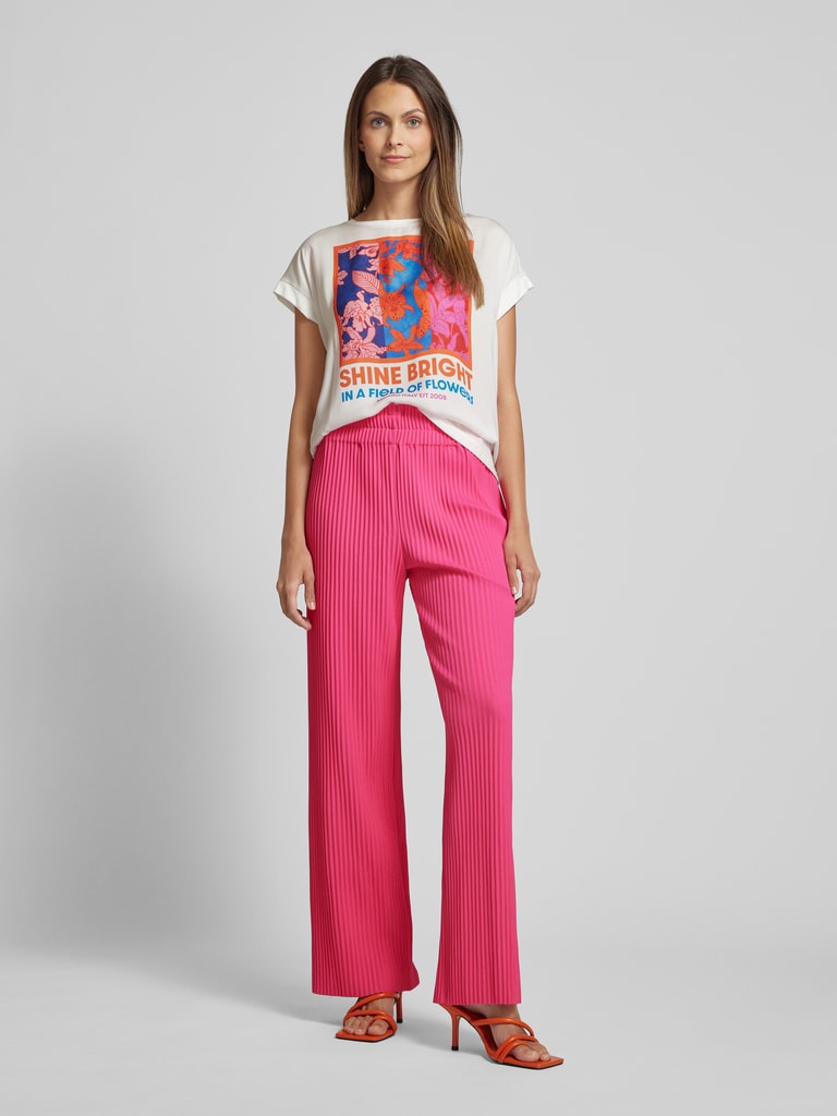 Pegador Stoffen broek met elastische band in lichtgrijs online kopen | P&C