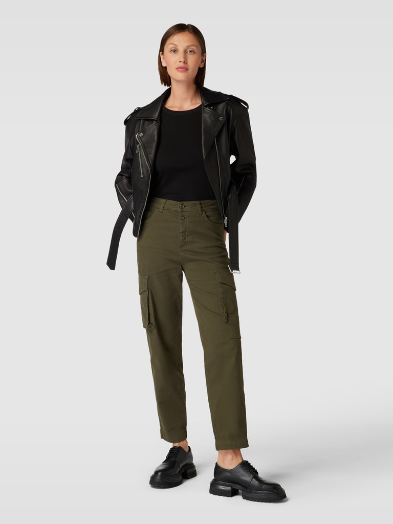 MOS MOSH Cargobroek met knoopsluiting, model 'MADELINE' in