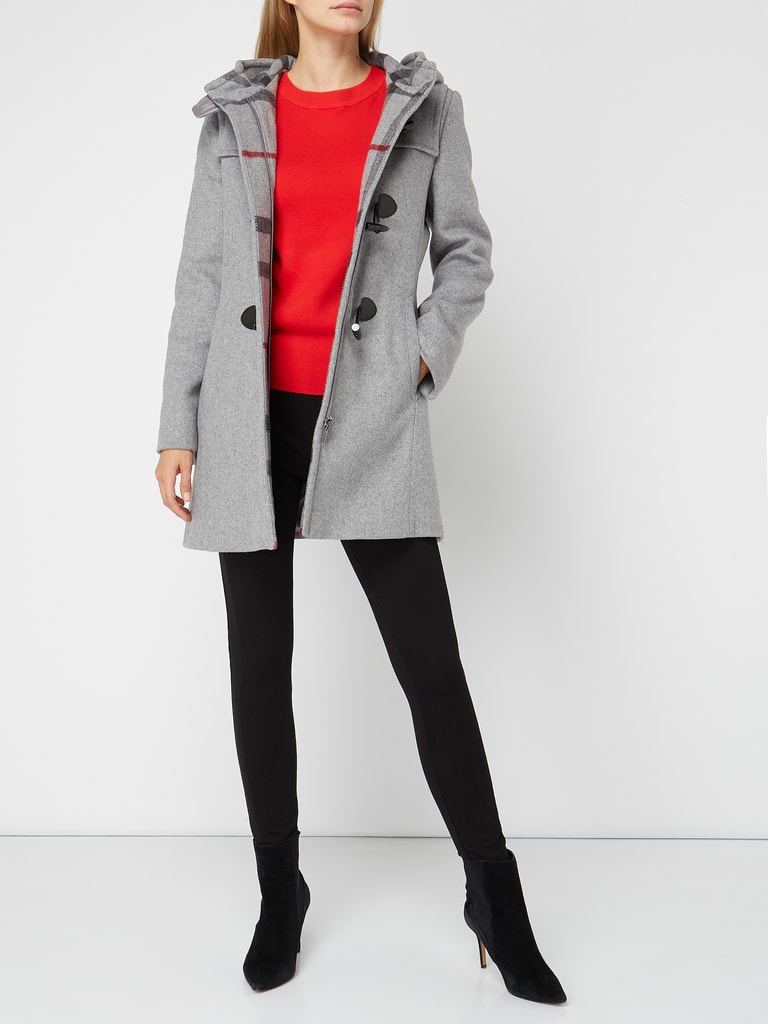 Gil Bret Kurzmantel Silber Dufflecoat Christian Berg Gil Bret