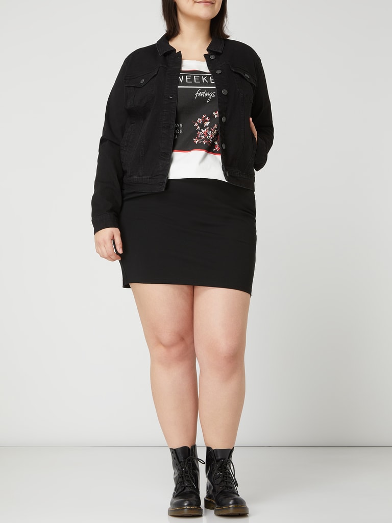Vetinee Jeansjack, Dames Kleding, Lange Mouwen, Stretchy Jeans Jas met