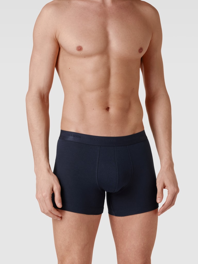Scotch & Soda 2-Pack Mens Navy/Red Printed Boxer Shorts