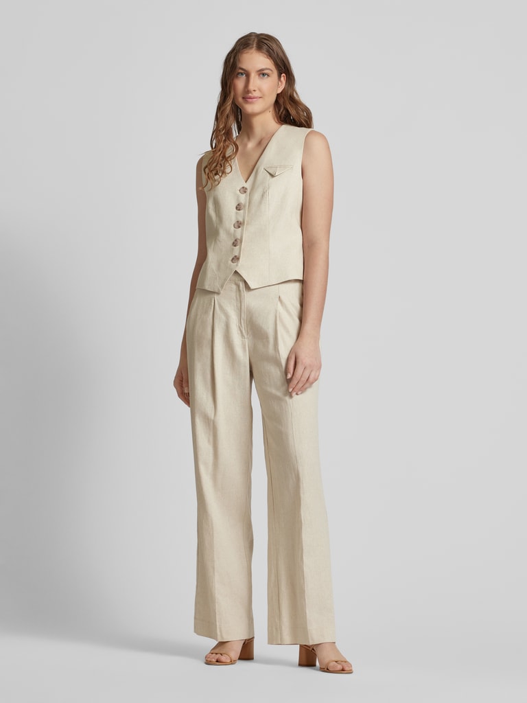 Wide Leg Leinenhose