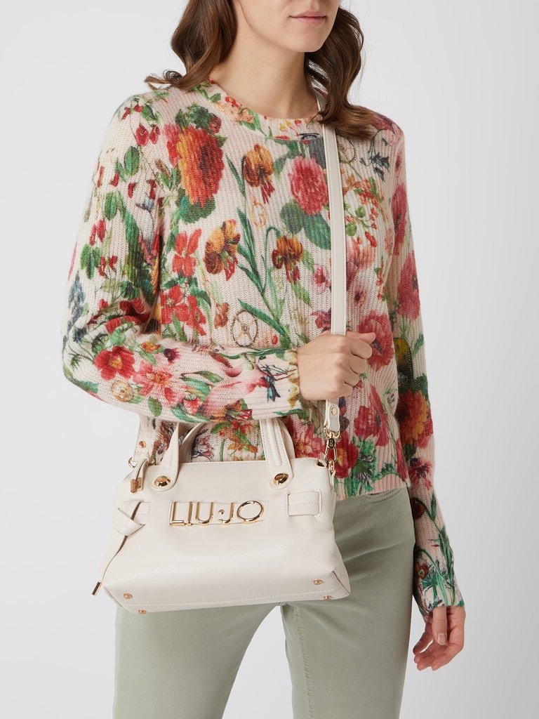 Liu Jo White Bowling Bag in LederOptik (offwhite) online kaufen