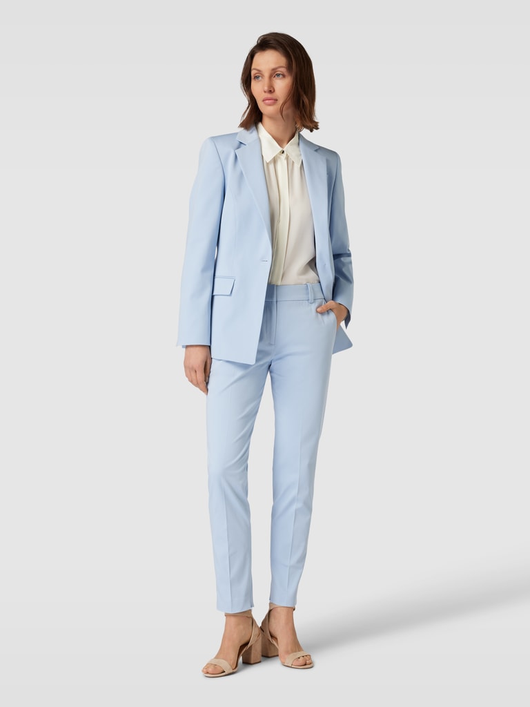 Spannende Blaue Anzughose Damen Bild