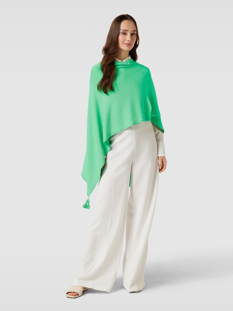 Comma Wendbarer Strick-Poncho - Vielseitiger Luxus Für Kühle Tage