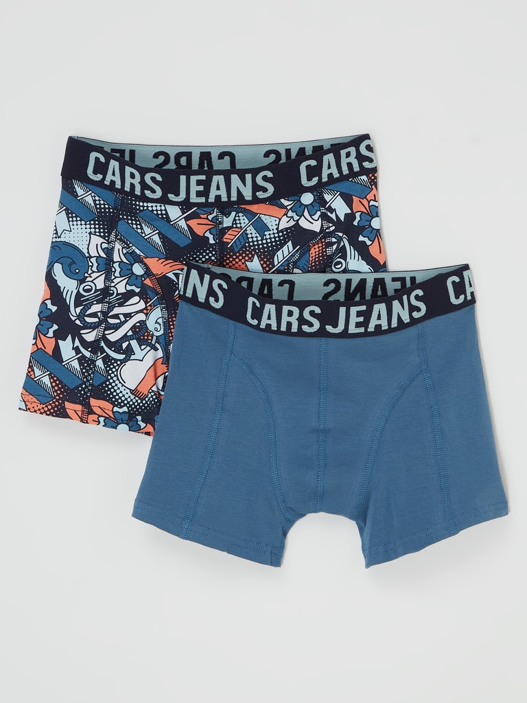 CARS JEANS Boxershort met stretch in set van 2 in donkerblauw online kopen P C