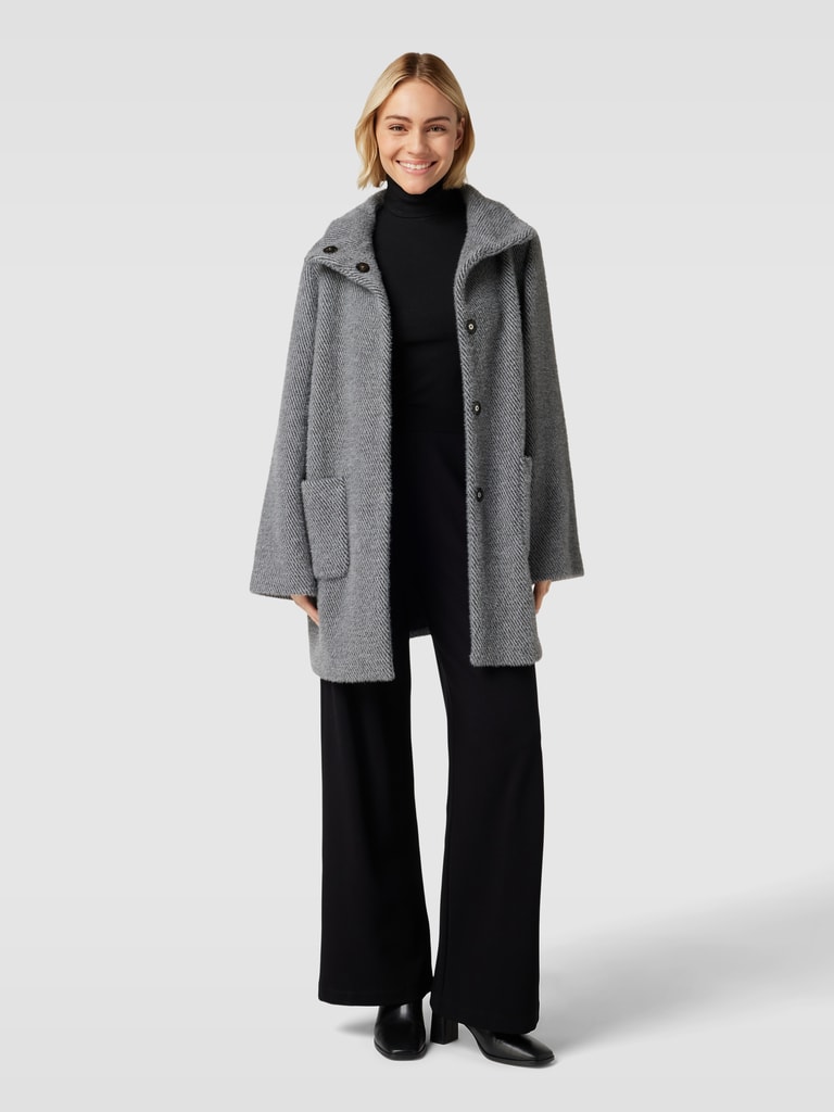 S.Oliver BLACK LABEL Cappotto Donna Lungo - Maniche Lunghe - Colore Kaki