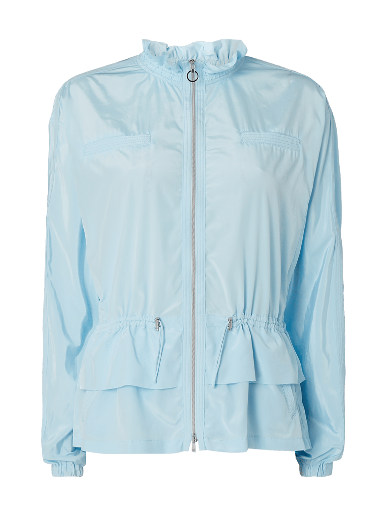 S.Oliver Sweatshirt-Jacke Mit Rüschen - Weiche Baumwollmix Jacke