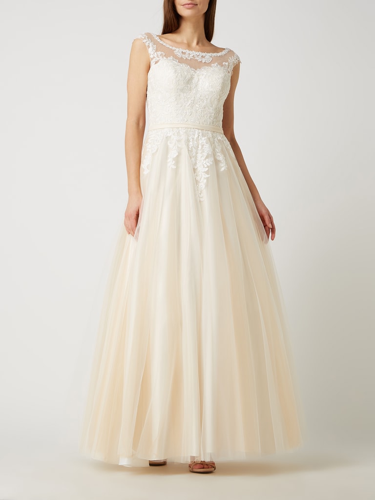 Luxuar Brautkleid aus Spitze (offwhite) online kaufen