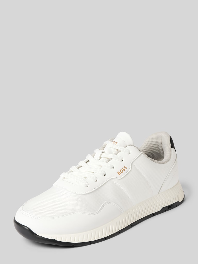 BOSS Sneaker mit Schnürverschluss Modell 'Titanium' (weiss) online