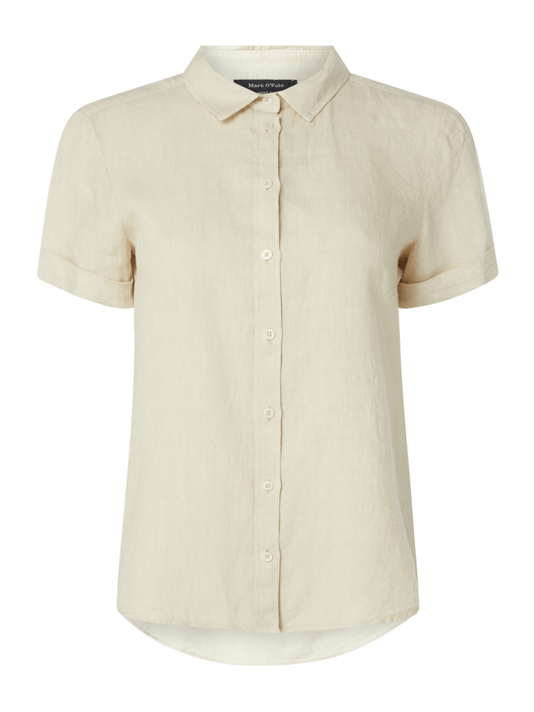 Marc O'Polo Leinenbluse mit kurzen Ärmeln (kitt) online kaufen