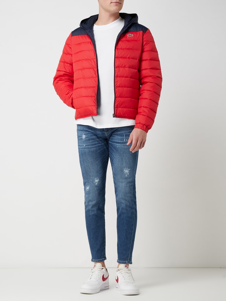 Lacoste Steppjacke Mit Wattierung Rot Online Kaufen