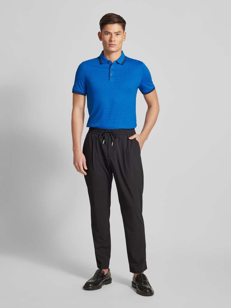 Michael Kors Regular Fit Poloshirt Mit Allover Label Muster Modell