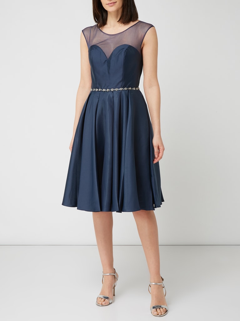 Mascara Cocktailkleid mit Ziersteinen (dunkelblau) online kaufen