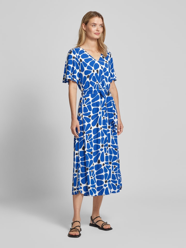 TOM TAILOR DENIM MIDI DRESS - Vesto di maglina - deep black/nero - Zalando