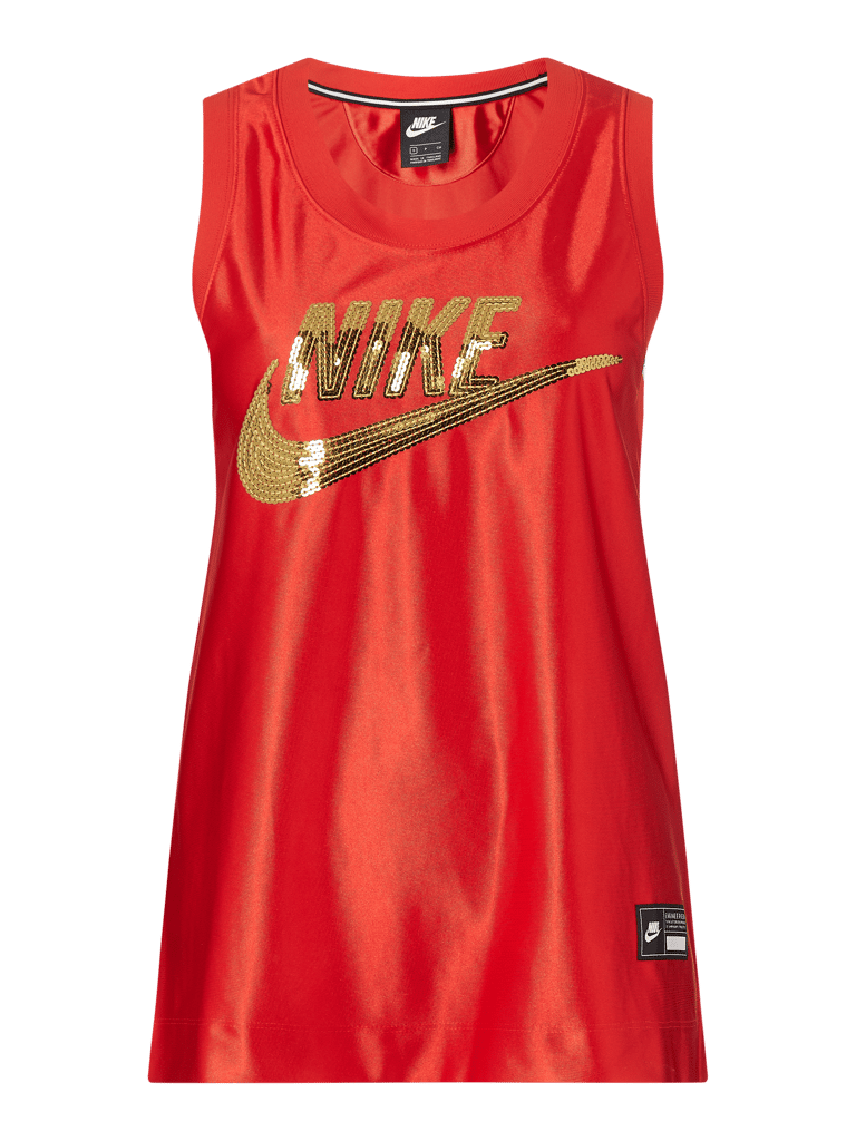 Nike Top mit PaillettenApplikationen (rot) online kaufen