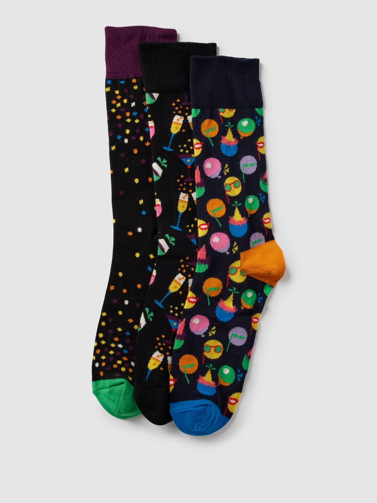 Happy Socks Bike Sock Fahrrad Socke 41-46, Dunkelblau im Sale main image 1