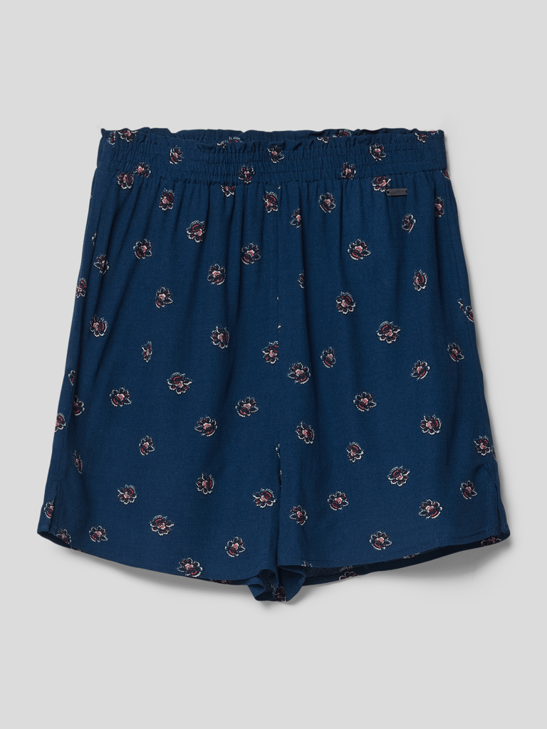 Shorts Paper Bag In Jeans Full Strass Bambina, Azzurro - 5