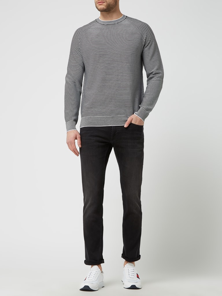 ARMANI EXCHANGE Pullover mit Streifenmuster (black) online kaufen