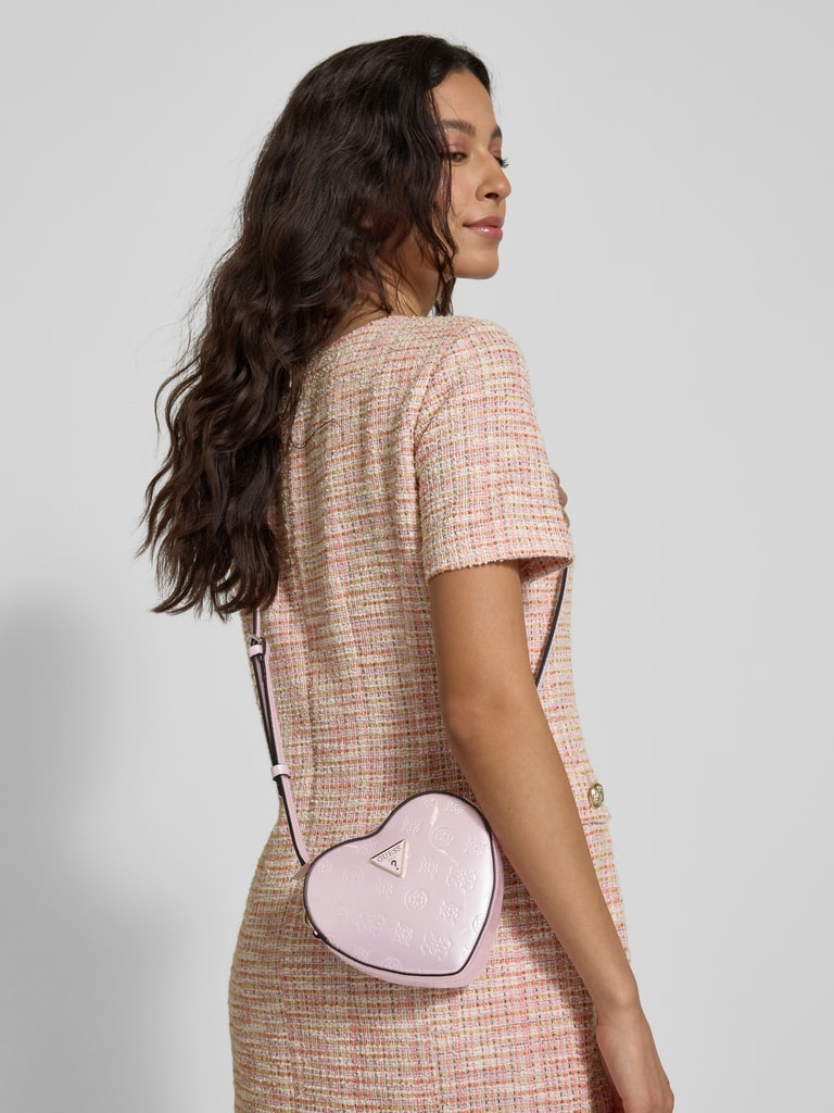GUESS Umhängetasche mit Label-Applikation Modell 'ARNELA' (rose) online ...