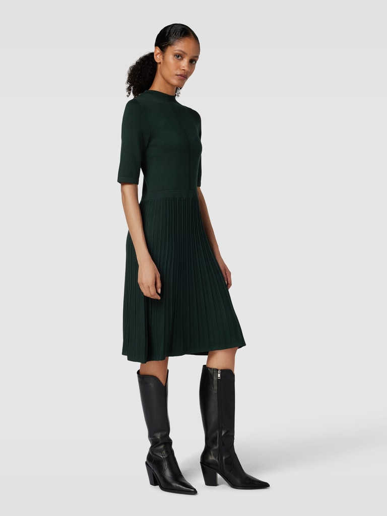 strickkleid knöchellang