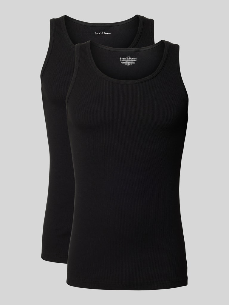 JACK & JONES Herren Unterhemd 2er Pack JACBASIC TANKTOP 2PK Schwarz | L | online kaufen | Online-Shop