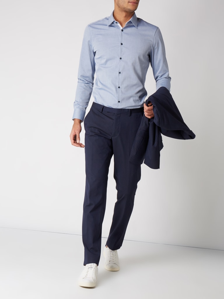 MCNEAL Slim Fit Anzug-Hose mit Nadelstreifen (marine) online kaufen
