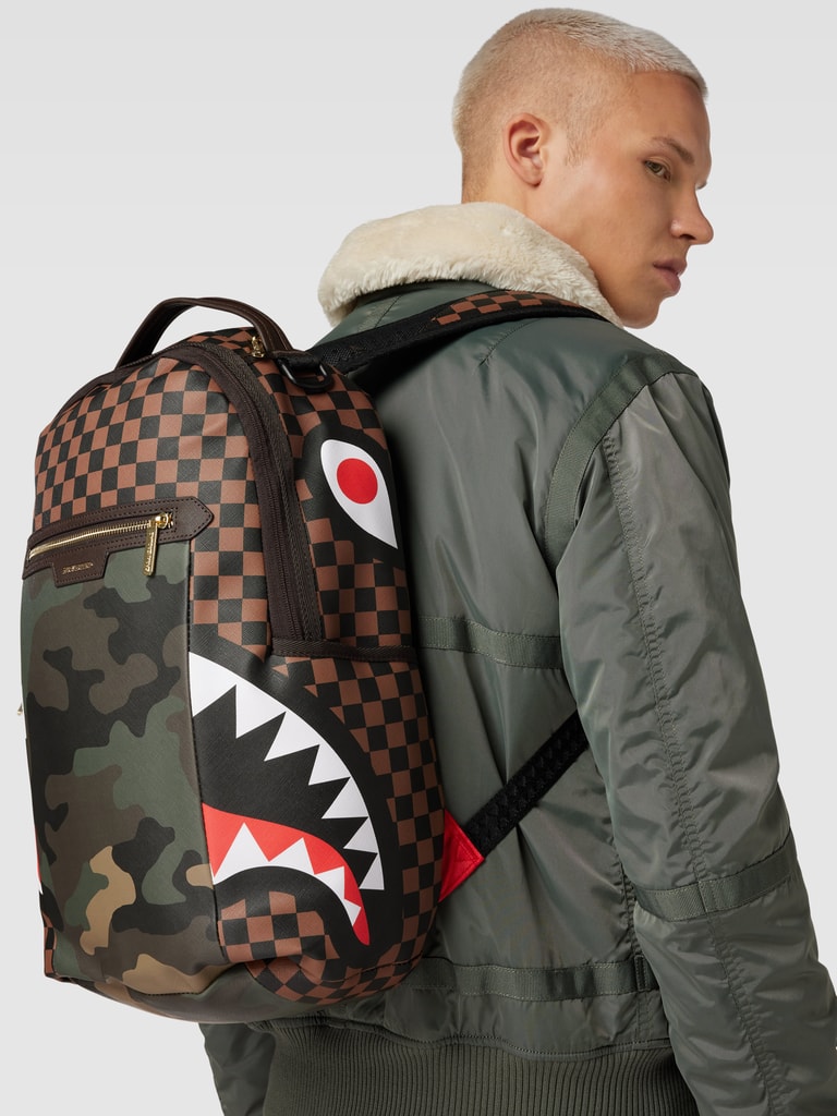 Sprayground Rucksack mit Allover-Muster Modell 'SIP CAMO ACCENT ...