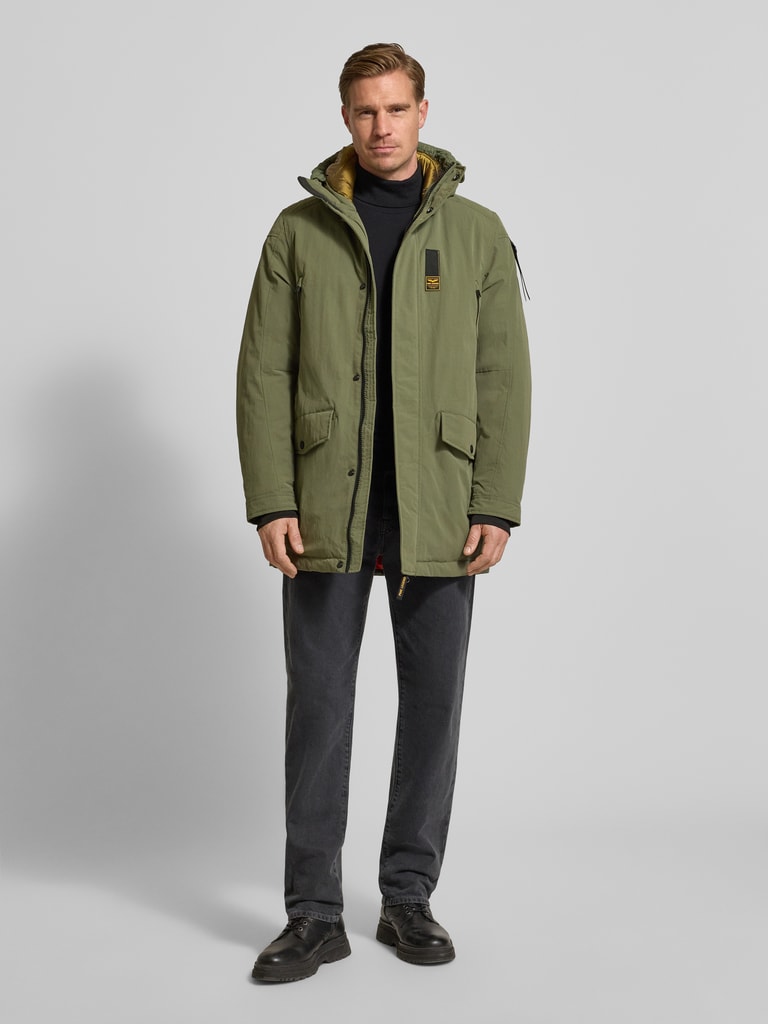 LMT Parka Herren Größe L Olive | Wind- & Wasserabweisend | Gefüttert Mit Polyester-Wattung | Mit Kapuze