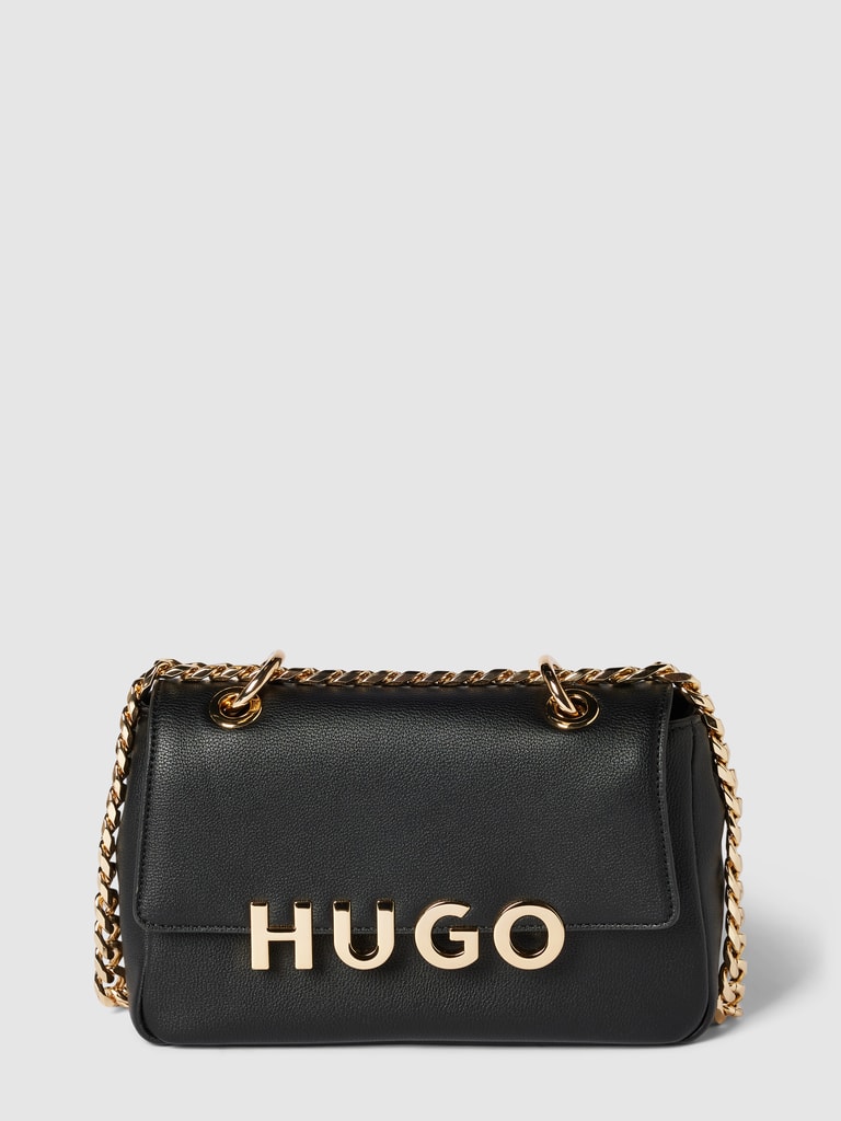 HUGO Schoudertas in leerlook, model 'QUANTIC_NS ZIP' in zwart online