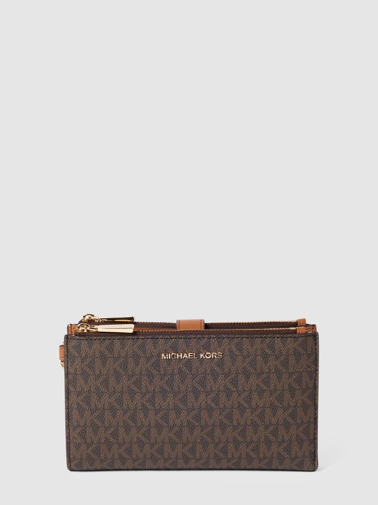 Kup online MICHAEL Michael Kors Portfel z logo na całej powierzchni ...