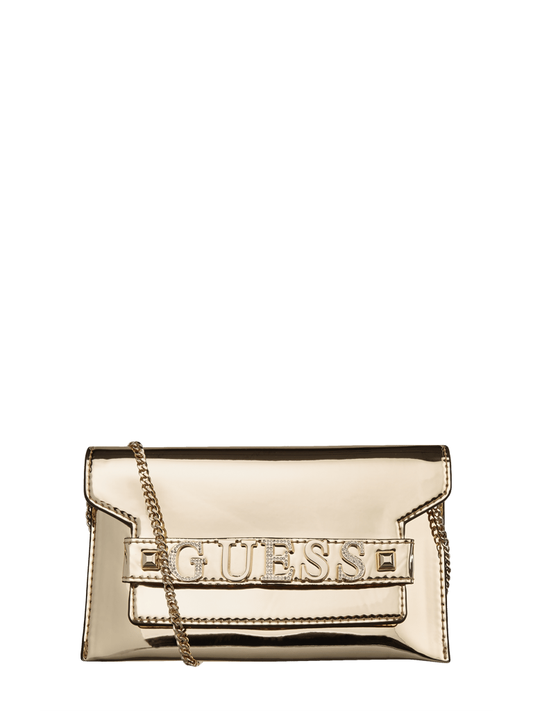 Guess Clutch in Metallicoptik (gold) online kaufen