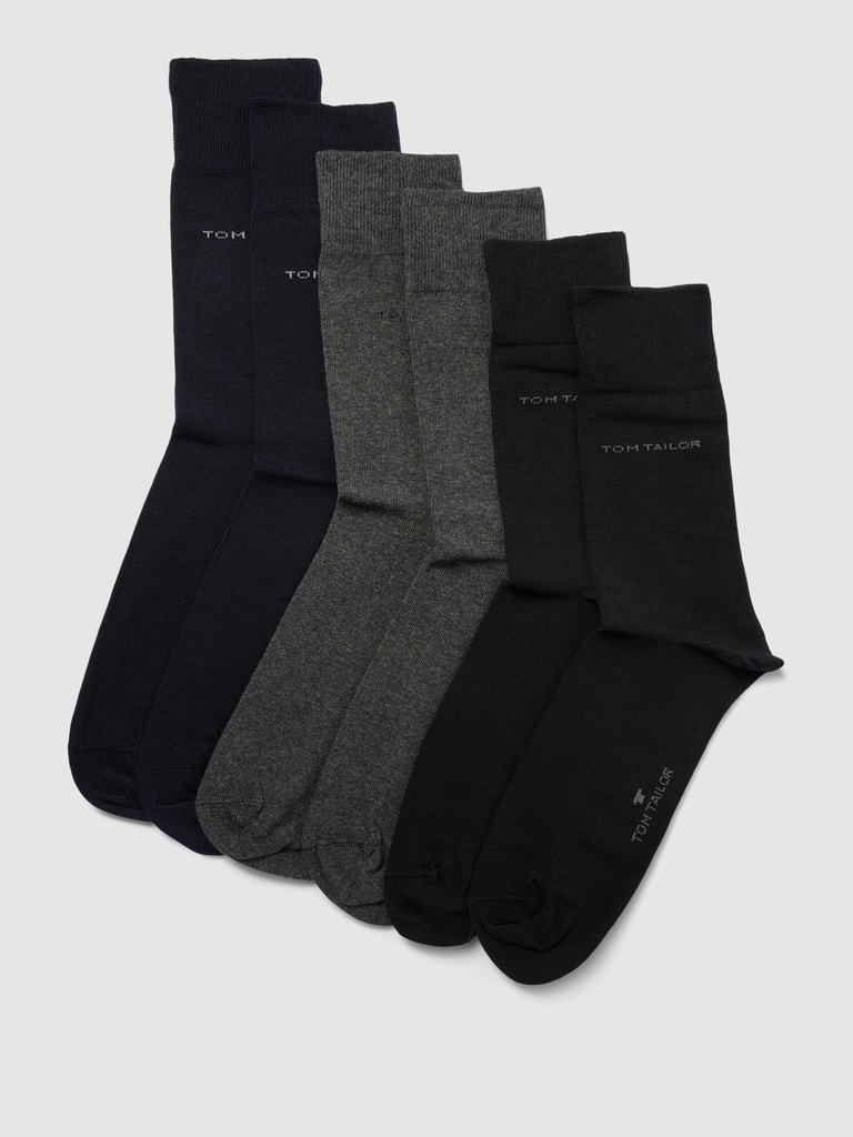 TOMMY HILFIGER 5-Pack | Zwart - Maat 43-46 Heren Sokken Giftbox