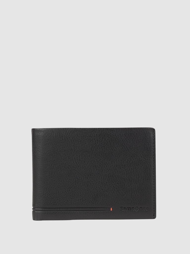 Samsonite Portemonnaie Aus Leder Modell Simpla Rfid Blocking Black