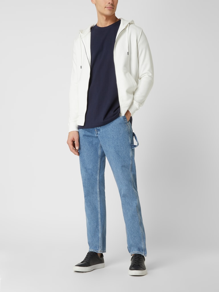 Indicode Heren INChristos Hoodie | Sweatjack met capuchon Grey Mix L