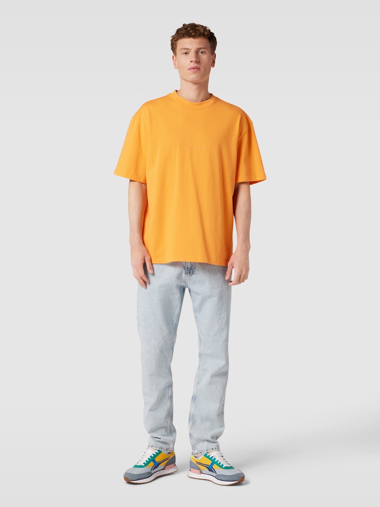 PEGADOR Oversized T Shirt Aus Baumwolle Mit Label Detail Modell Colne PEGADOR Oversized T Shirt Aus Baumwolle Mit Label Detail Modell Colne