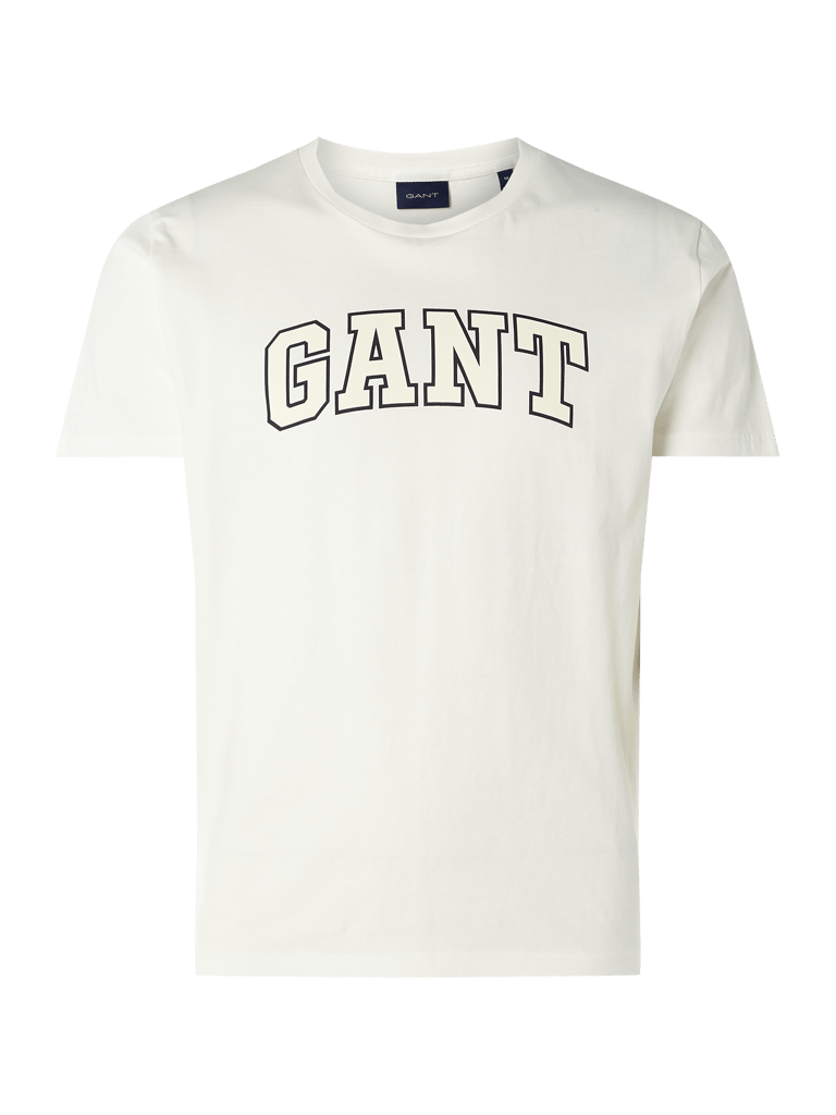 Gant TShirt mit LogoPrint (weiß) online kaufen