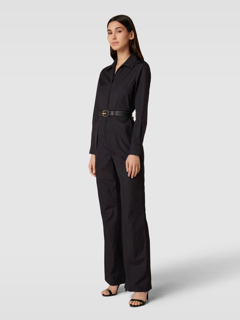 Max Mara Studio Jumpsuit mit Gürtel Modell 'VALVOLA' (black) online kaufen