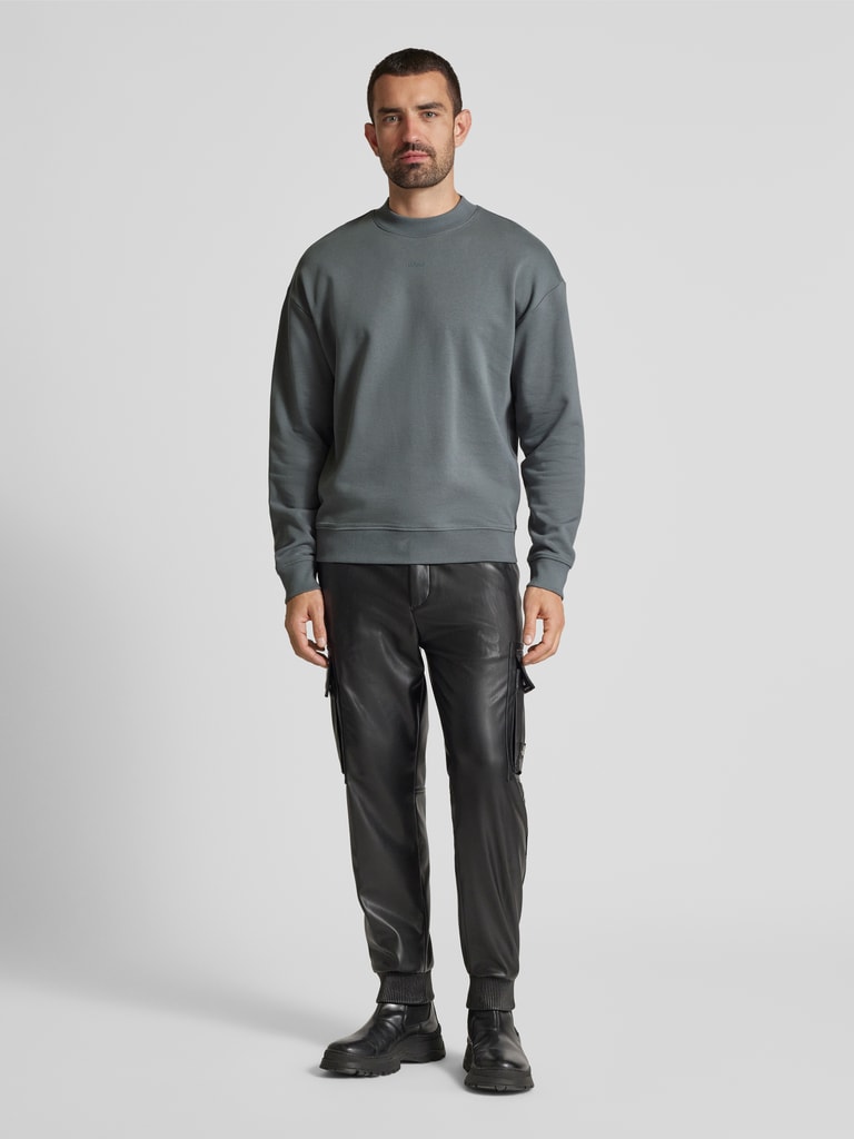 Maglia Tuta Uomo Hugo Dapocrew - Vestibilit&agrave; Ampia Con Polsini A Coste - Girocollo
